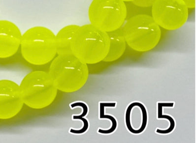 Imitation Jade Crystal Beads, 8mm