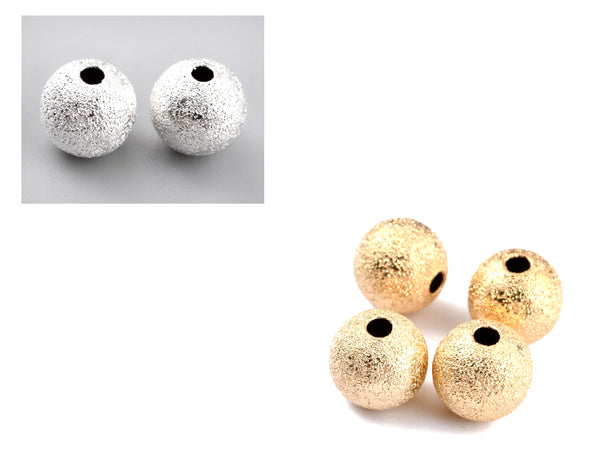 Beads, Spacers, Plated, 6-8mm