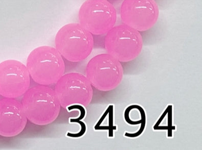 Imitation Jade Crystal Beads, 8mm