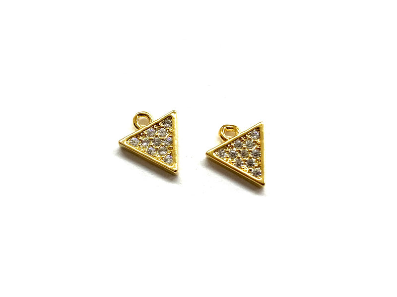 Triangle, Rhinestone, Plating