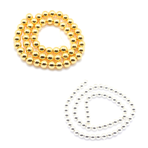 Hematite Beads, Triple AAA, 2mm/3mm/4mm/6mm/8mm/10mm,